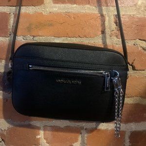 Michael Kors Jet Set Large Saffiano Leather Crossbody Bag